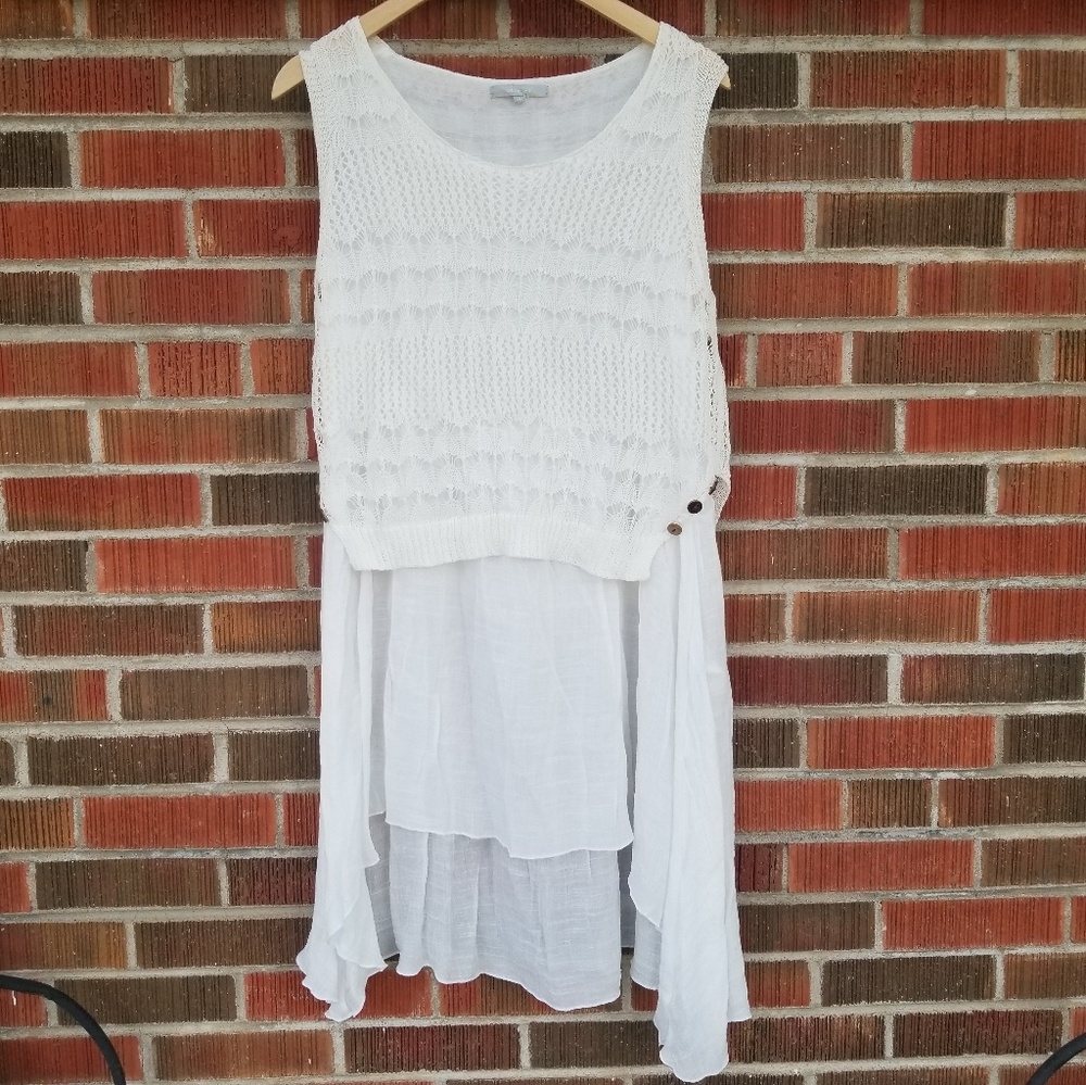 White Boho Dress